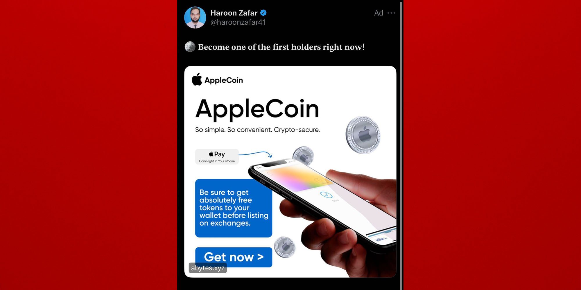 PSA: Warn your non-techy friends about fake AppleCoin ads - 9to5Mac