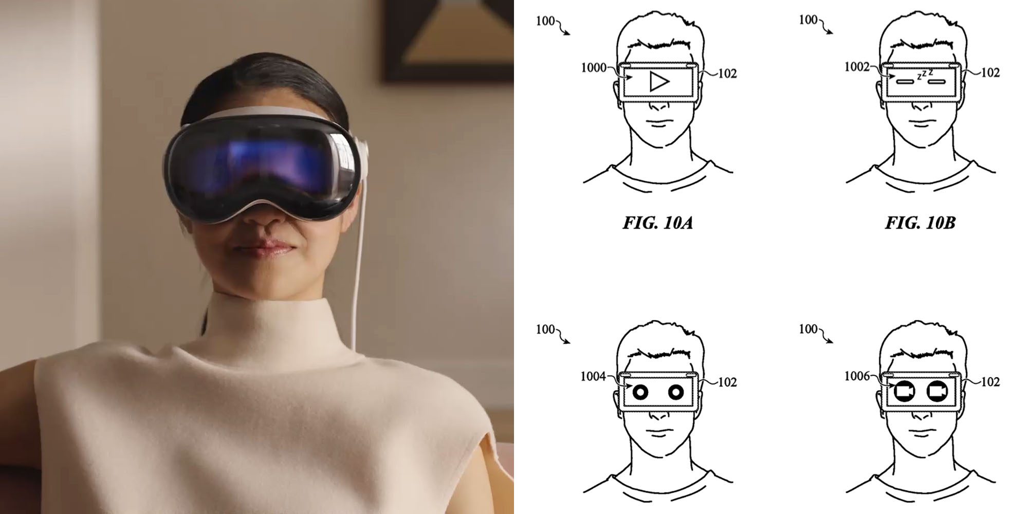 Apple запатентовала идеи, но, вероятно, отвергла их для внешнего дисплея Vision Pro
