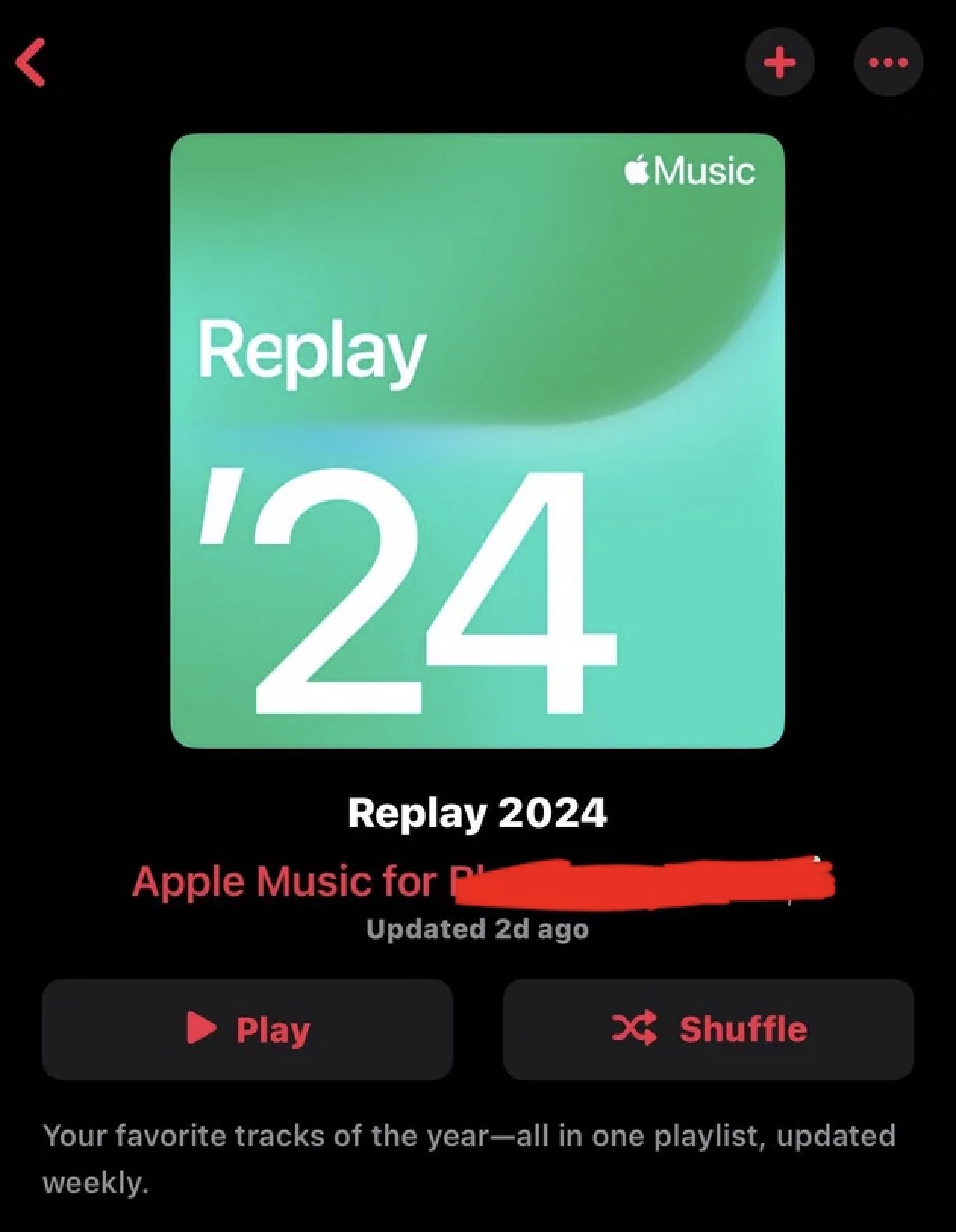 Apple Music Replay 2024 playlist now rolling out for tracking your top
