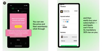 Spotify in-app subscriptions previewed