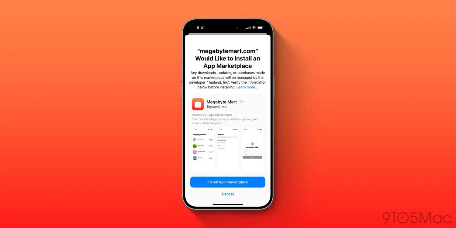 App Store changes | Mockup of third-party App Store