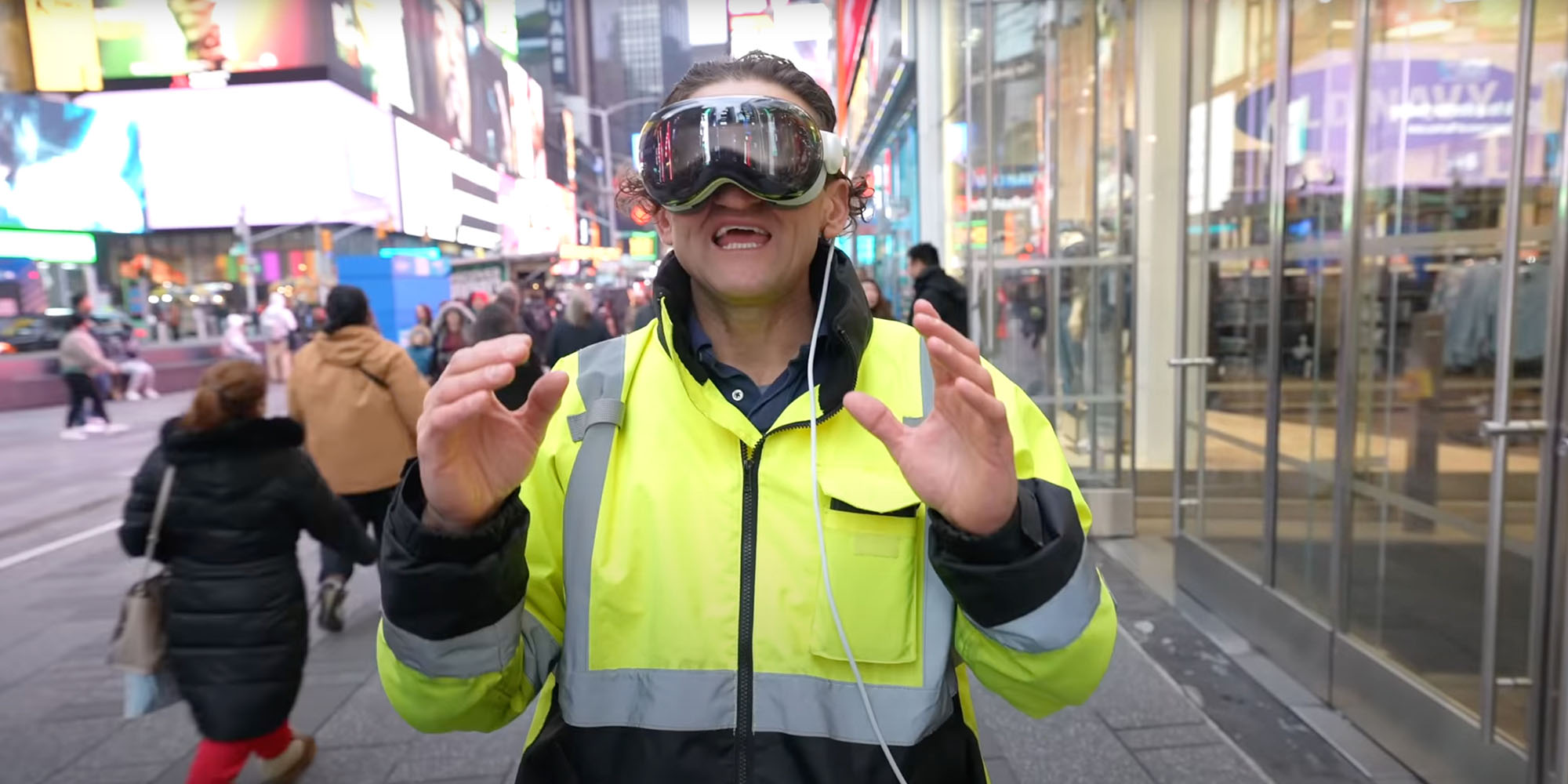 Casey Neistat Vision Pro from fun video to feeling like the future