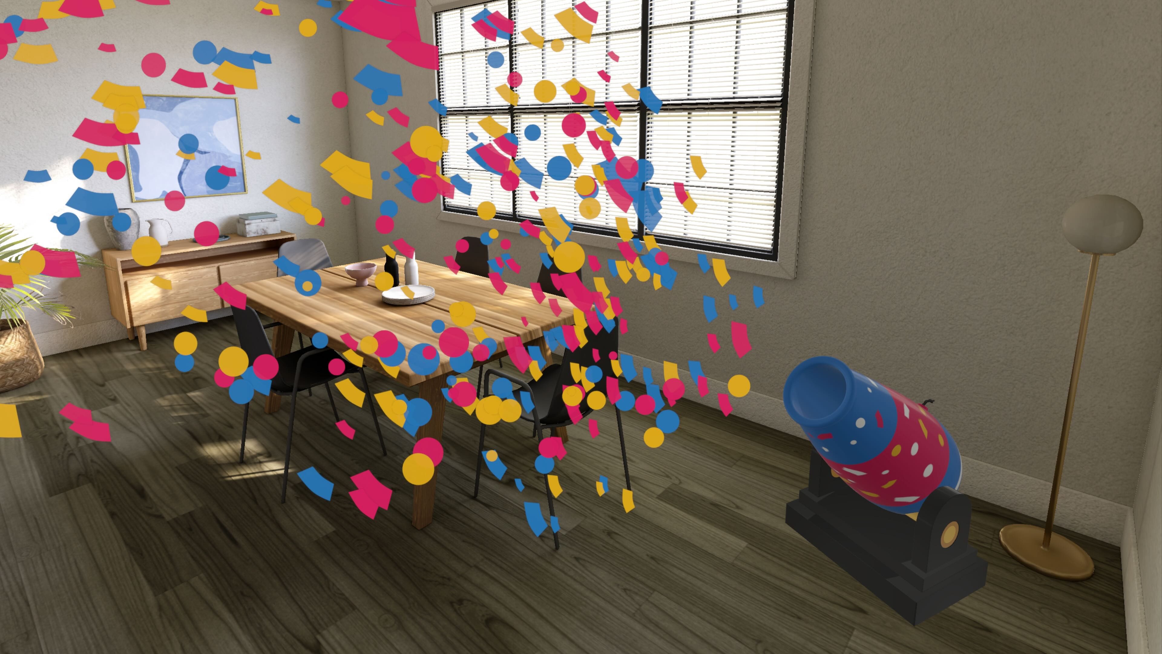 «Spatial Sprinkles» — это веселое и причудливое приложение для Vision Pro, которое нам всем было нужно