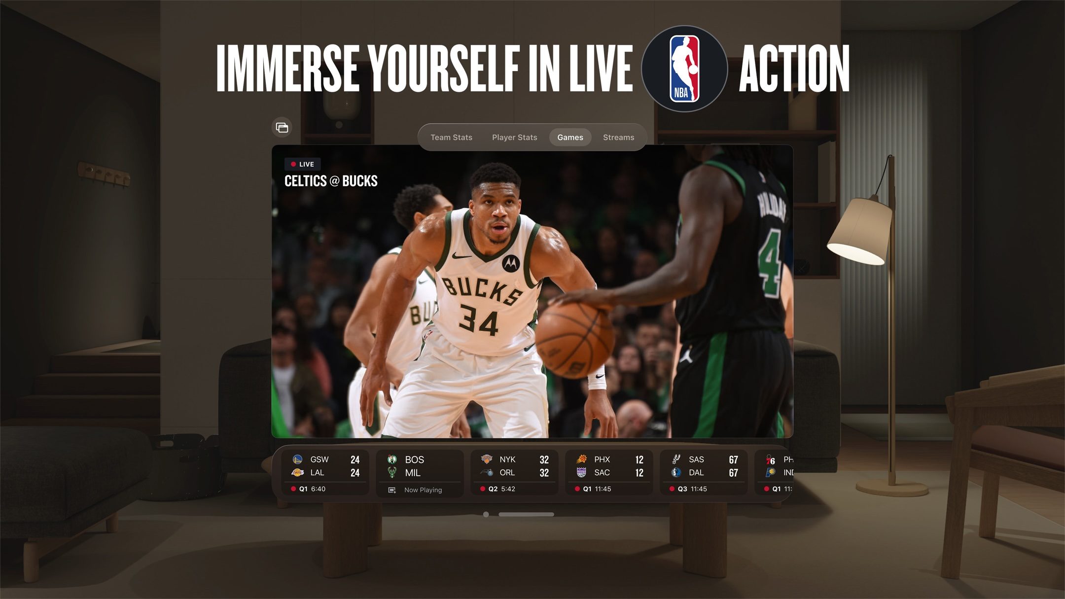 NBA планирует расширять контент и функции для Vision Pro: «Лучше, чем сидеть у самой площадки»