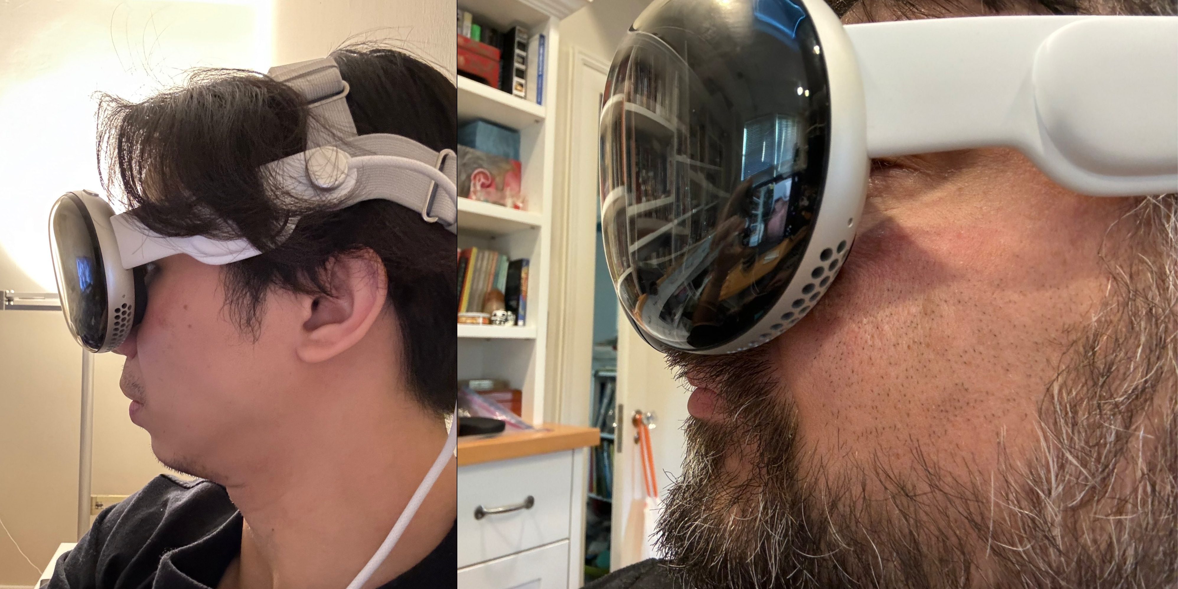 Пользователи Apple Vision Pro экспериментируют с ношением гарнитуры без светозащитной прокладки