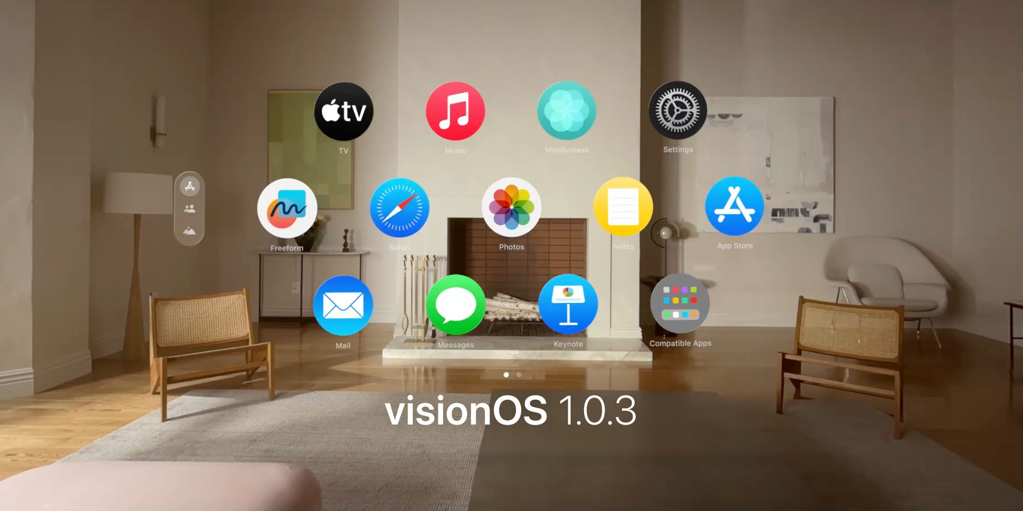visionOS 1.0.3 для Apple Vision Pro теперь доступна [Примечания к выпуску]