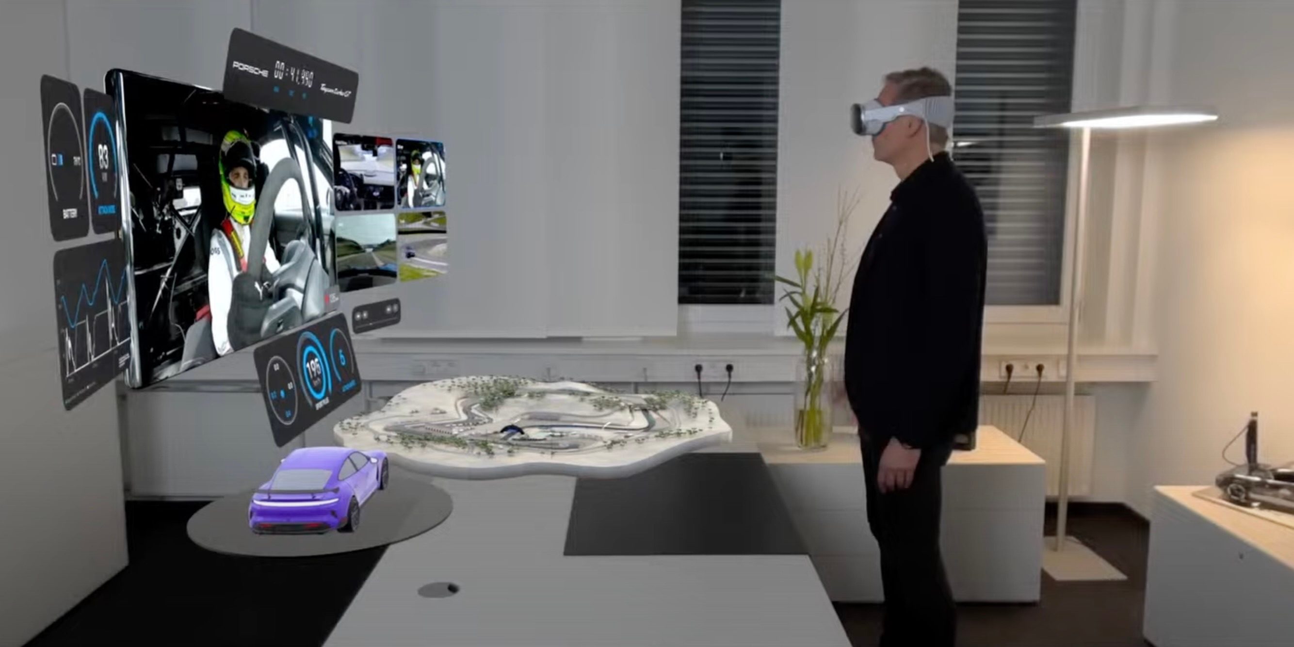 Тим Кук неожиданно появился на мероприятии Porsche, чтобы поговорить о Vision Pro