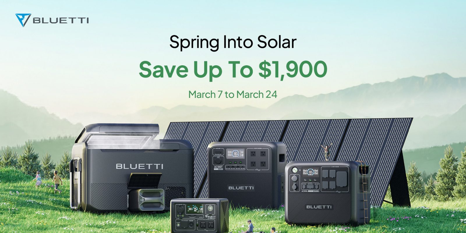 Get ready for outdoor adventures with Bluetti's spring sale on power stations