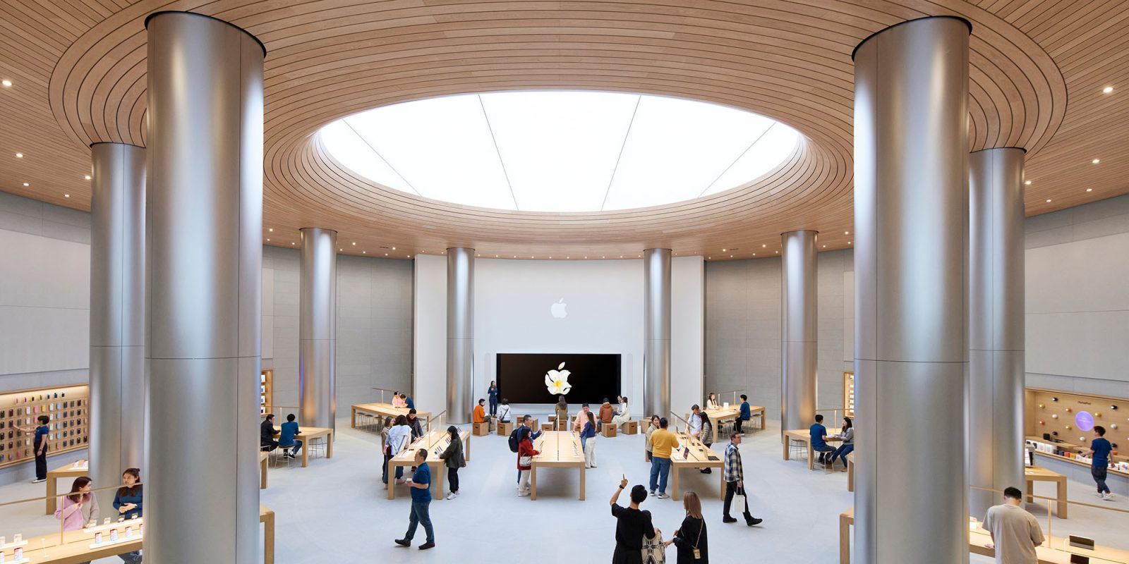 Latest Apple Store at Jing’an, Shanghai, China