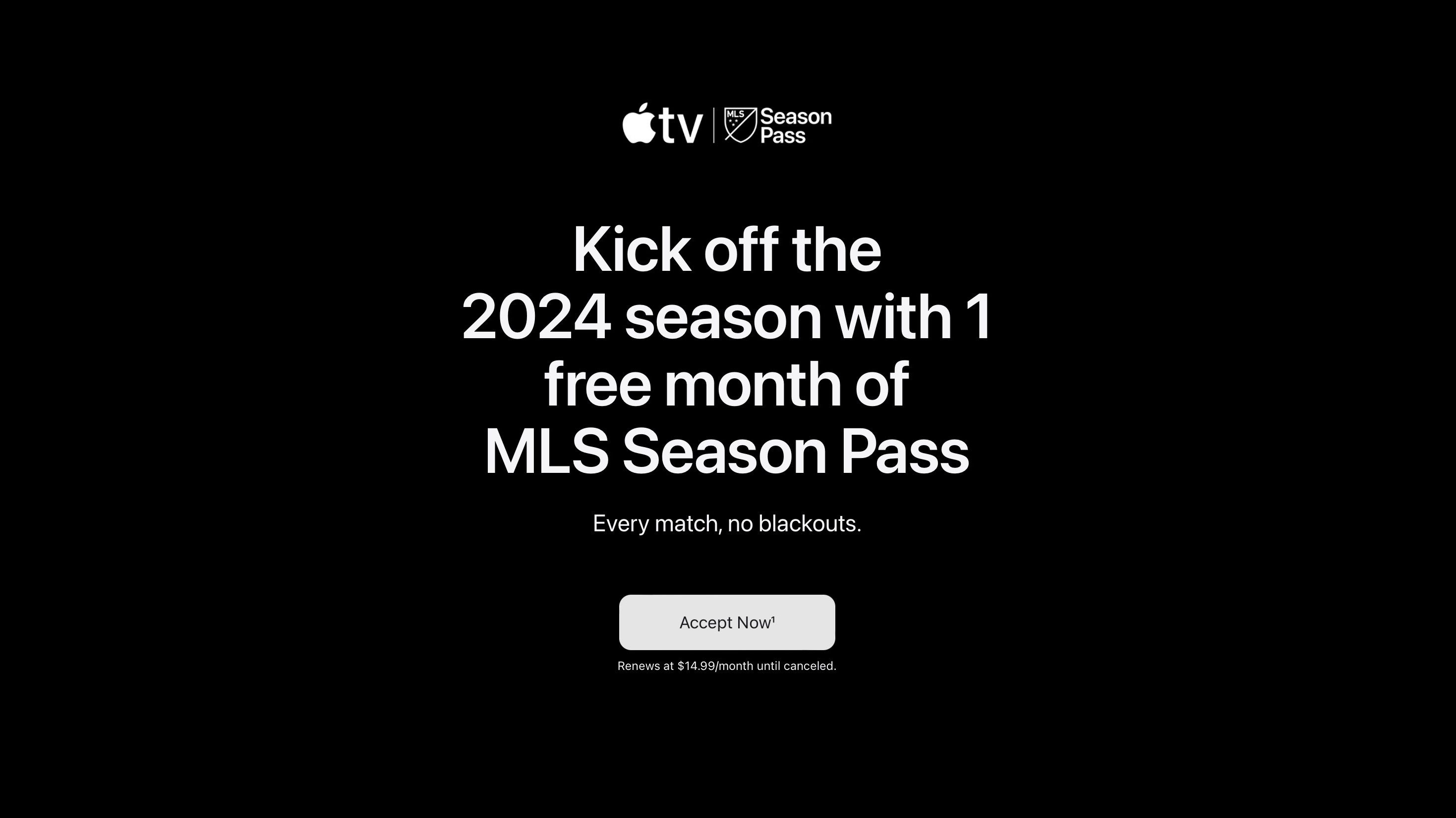 Apple предлагает некоторым пользователям бесплатный месяц MLS Season Pass