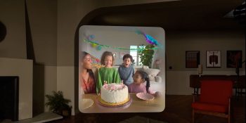 Shooting spatial video (kid's birthday party shown)