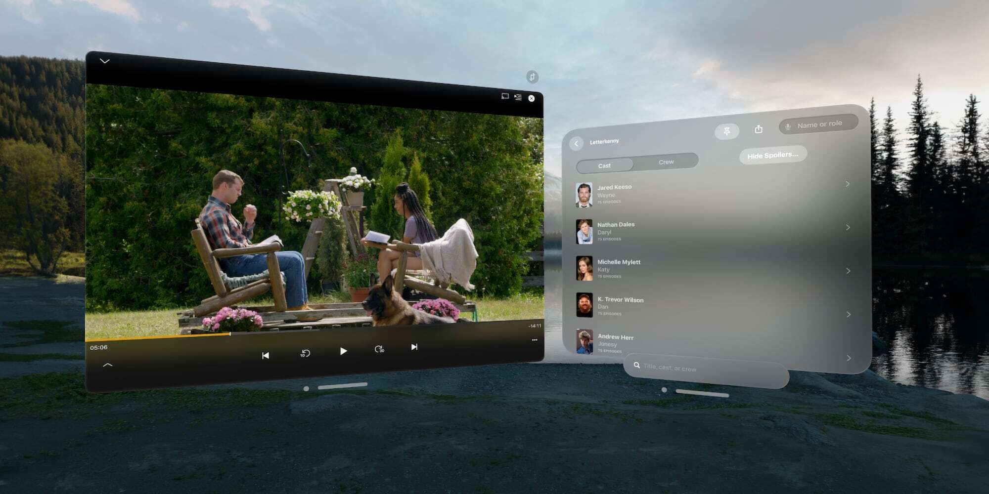 «Callsheet» появился на Vision Pro для быстрого доступа к данным сериалов и фильмов