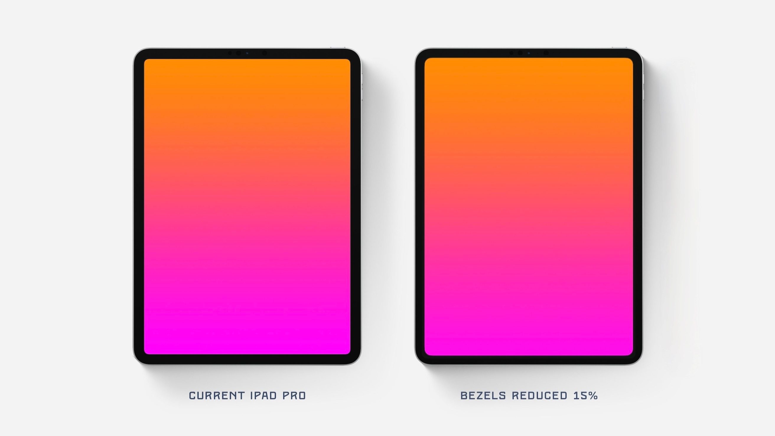 iPad Pro с еще более тонкими рамками в этом году, согласно слухам