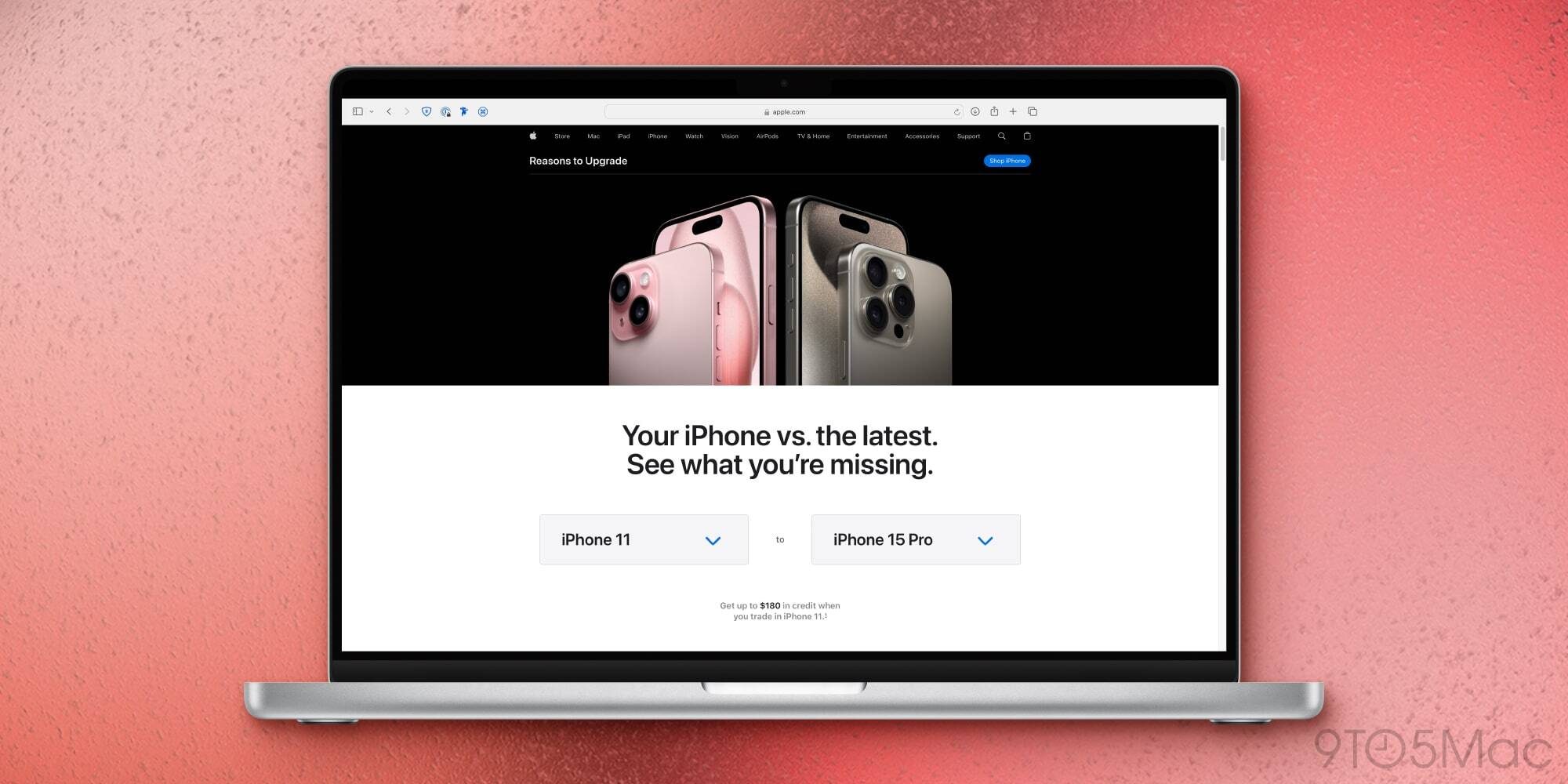 Apple продвигает «Причины для обновления» на новом сайте сравнения iPhone