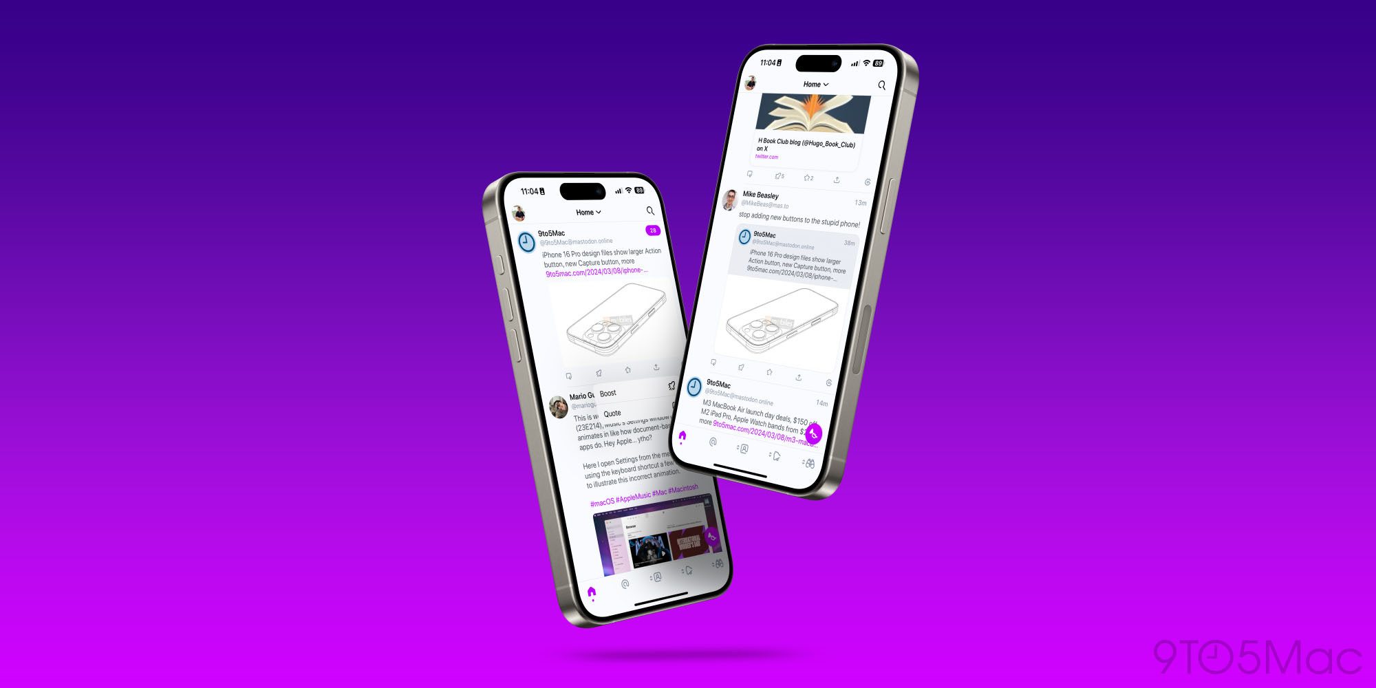 Ivory для Mastodon добавил цитирование постов на iPhone, iPad и Mac