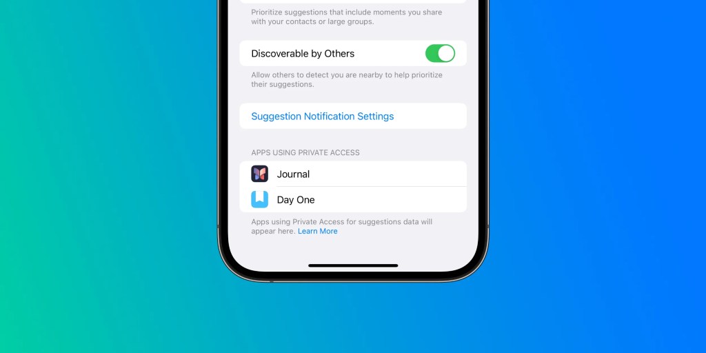 journal app discoverable