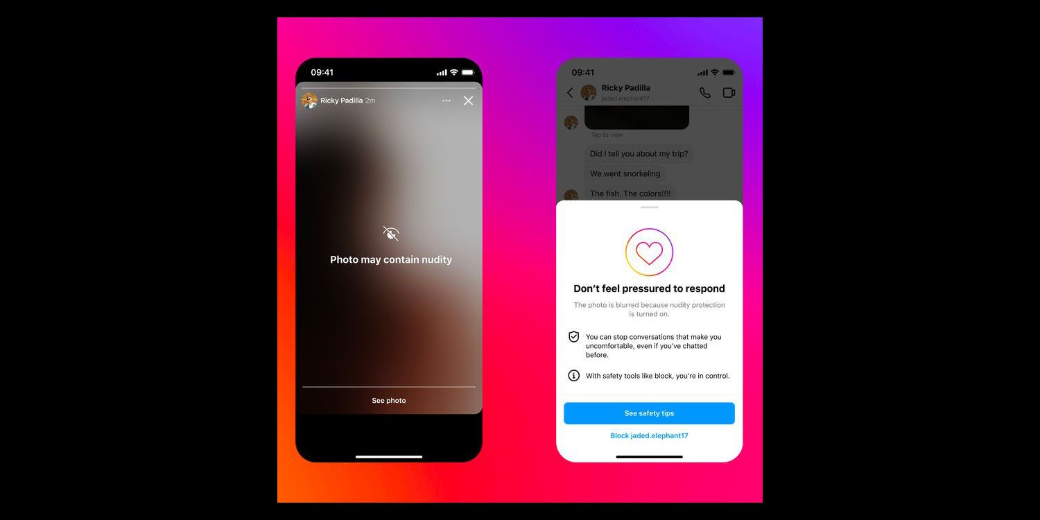 Meta размывает ню в DM Instagram для защиты подростков, с предупреждениями [U]