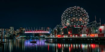 Canada introducing digital services tax | Photo shows Science World, Vancouver