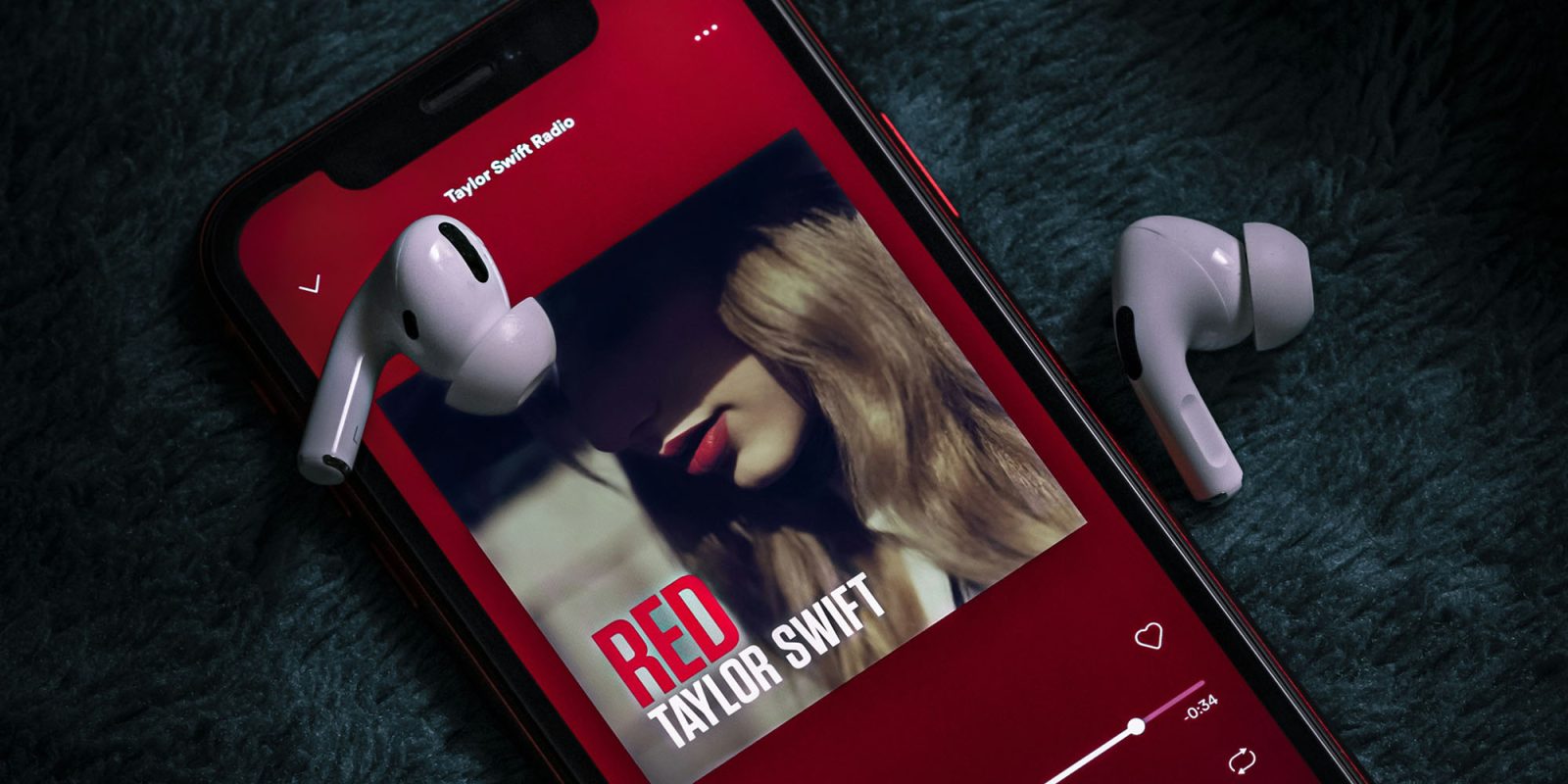 Taylor Swift songs back on TikTok | RED album on an iPhone