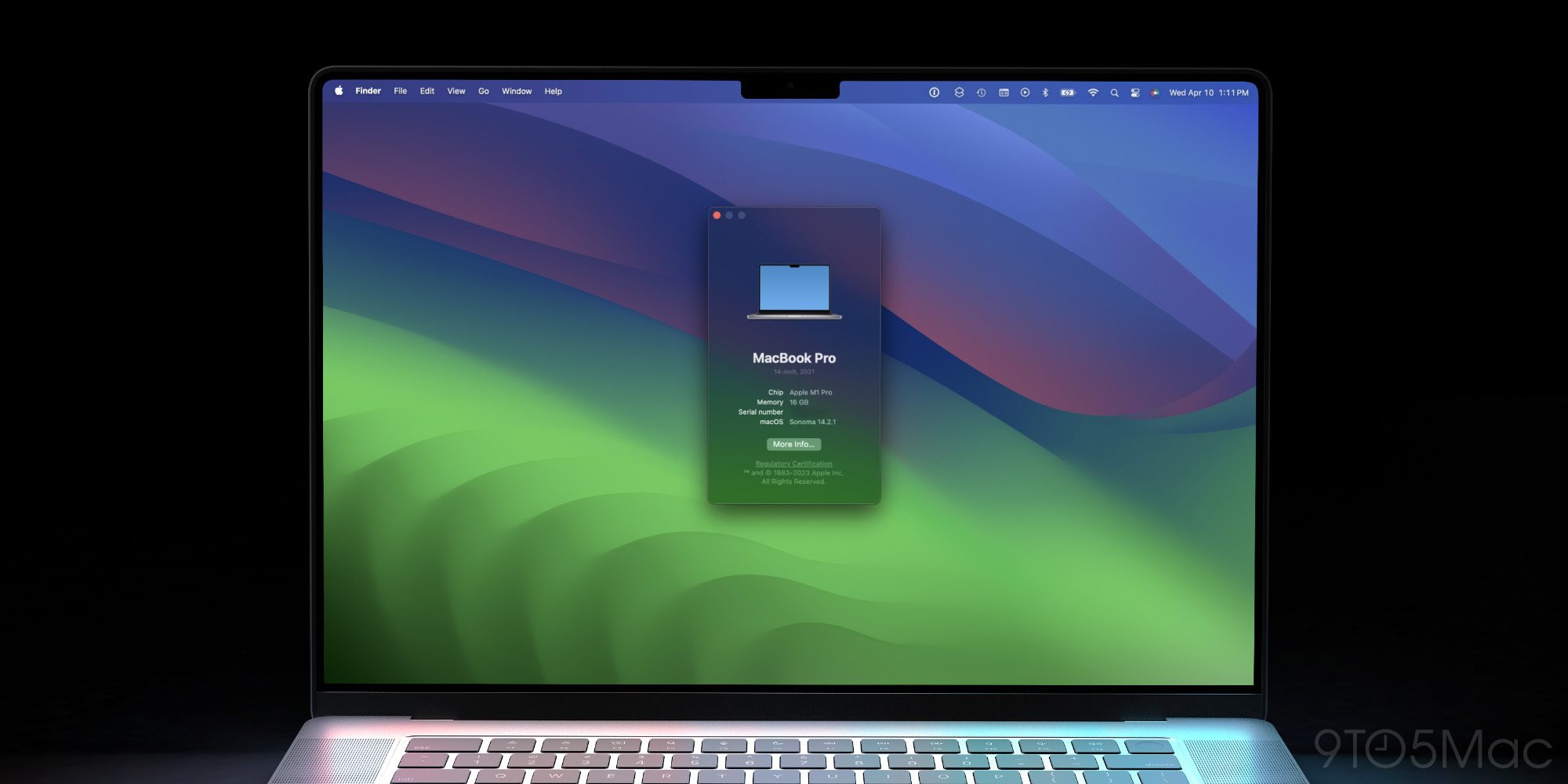 Как найти отчет о системе в macOS Sonoma