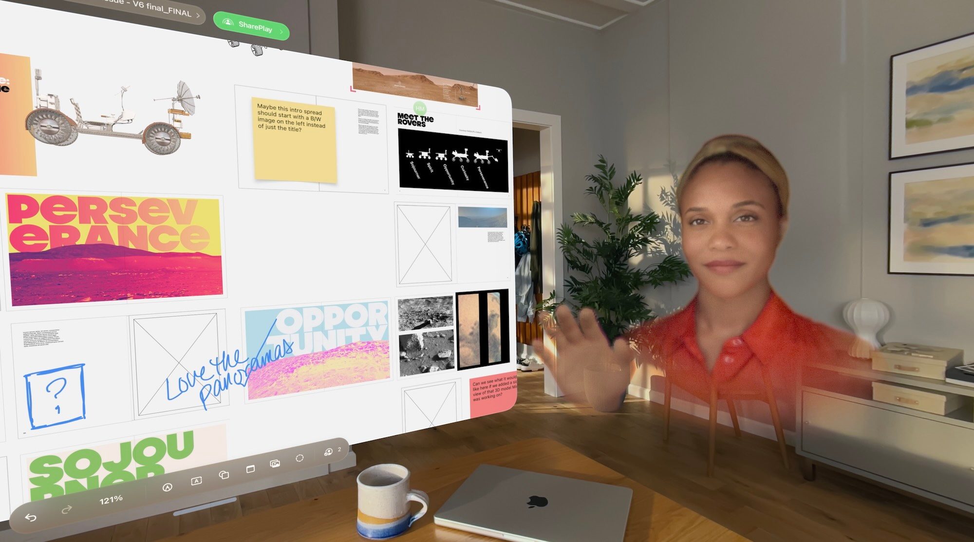 Новая функция бета-версии Spatial Persona для пользователей Apple Vision Pro выходит сегодня