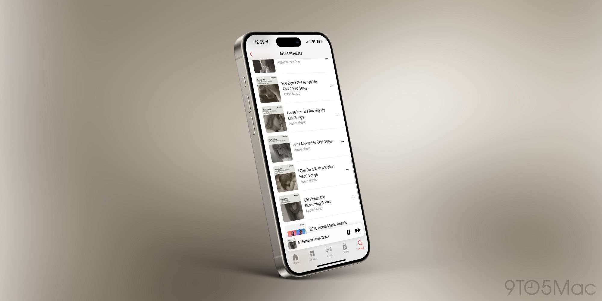 Тейлор Свифт подогревает интерес к «The Tortured Poets Department» эксклюзивными плейлистами Apple Music о разбитом сердце
