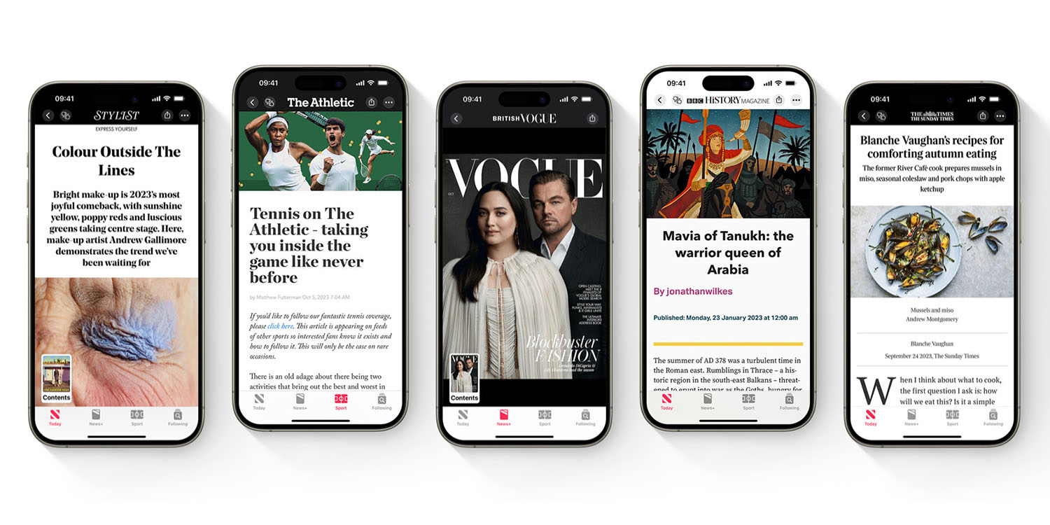 Apple News+ could be a lifeline | App showing various publications