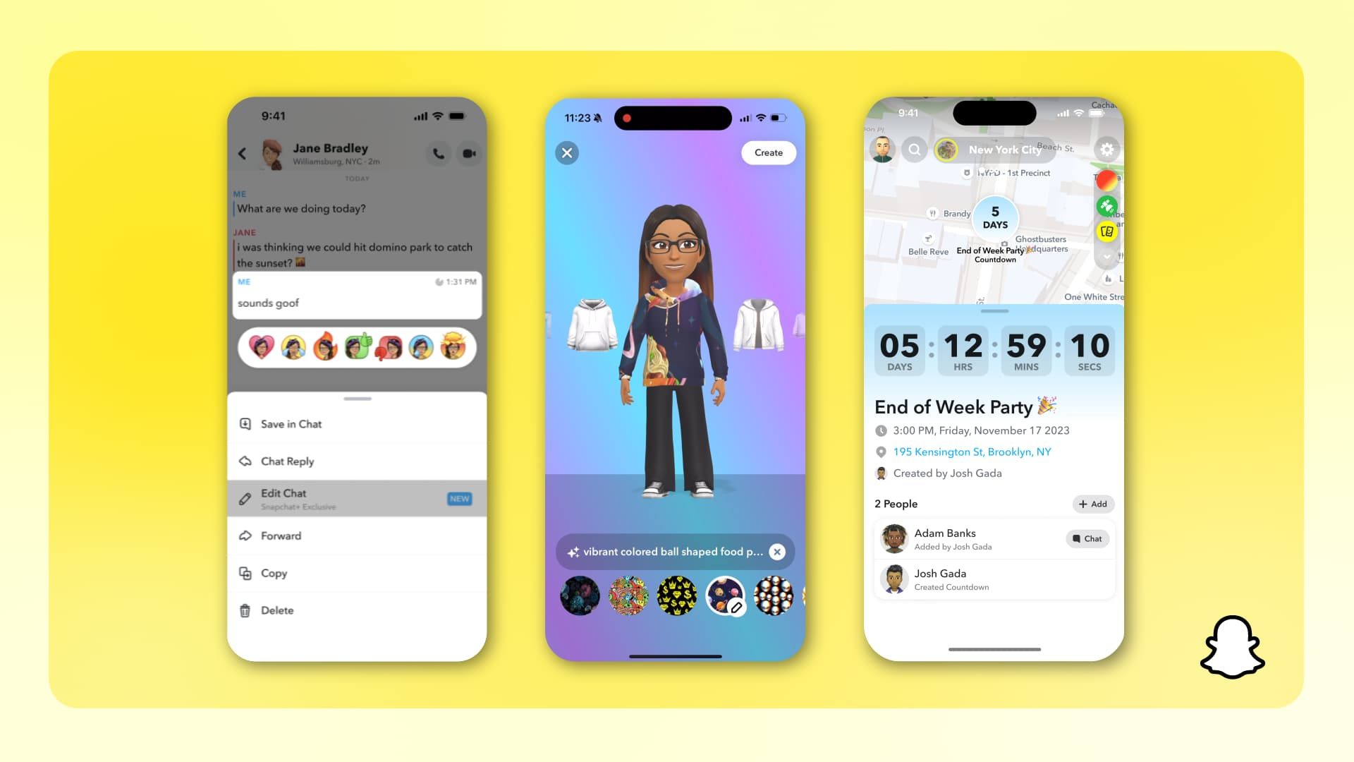 Snapchat добавляет редактируемые чаты, реакции эмодзи и новые ИИ-функции