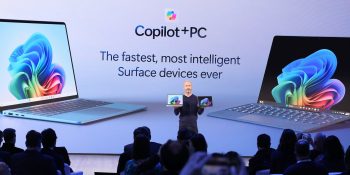 Microsoft's MacBook Air | Copilot+ PCs shown on stage