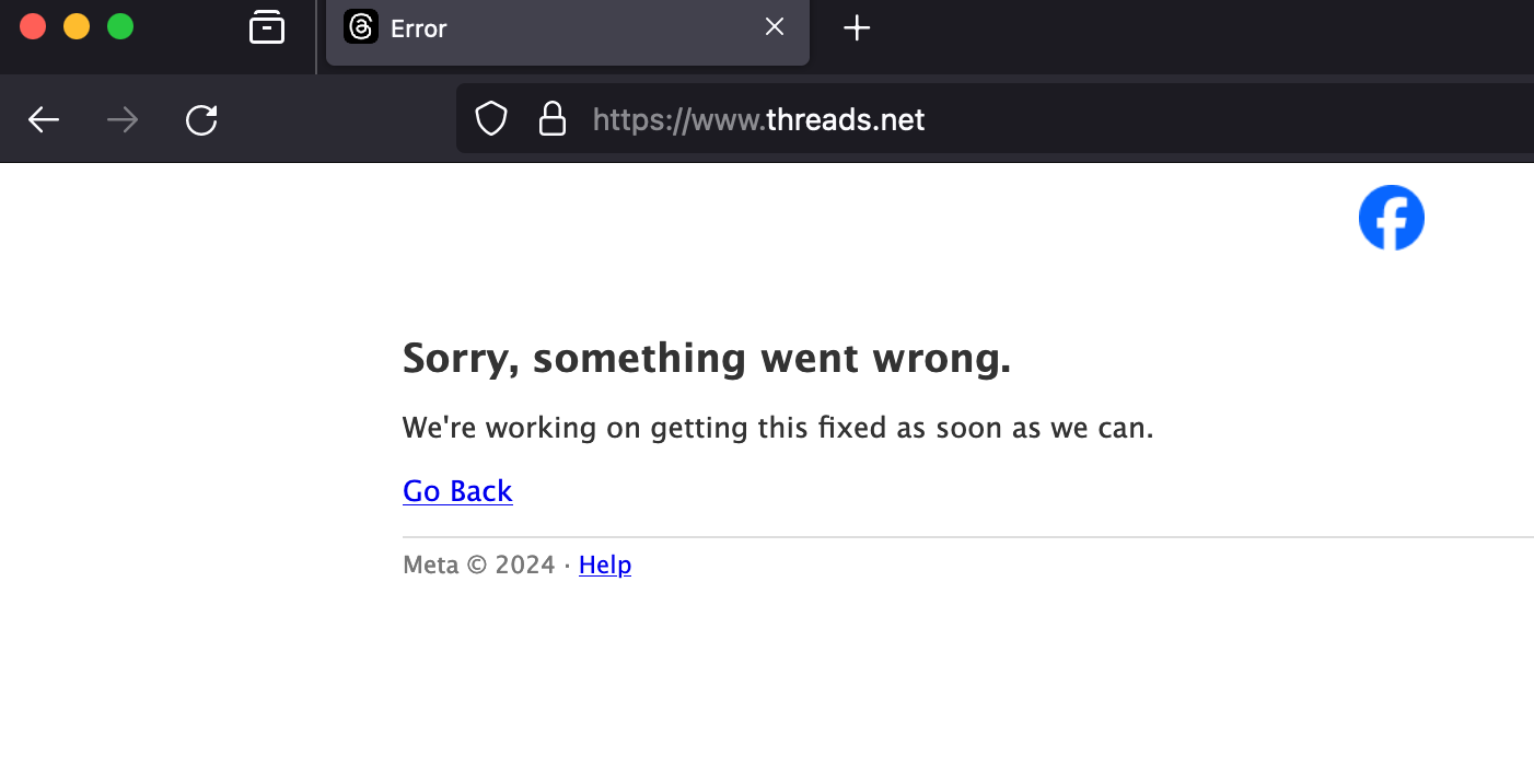 Instagram, Threads and other Meta services are down for some users