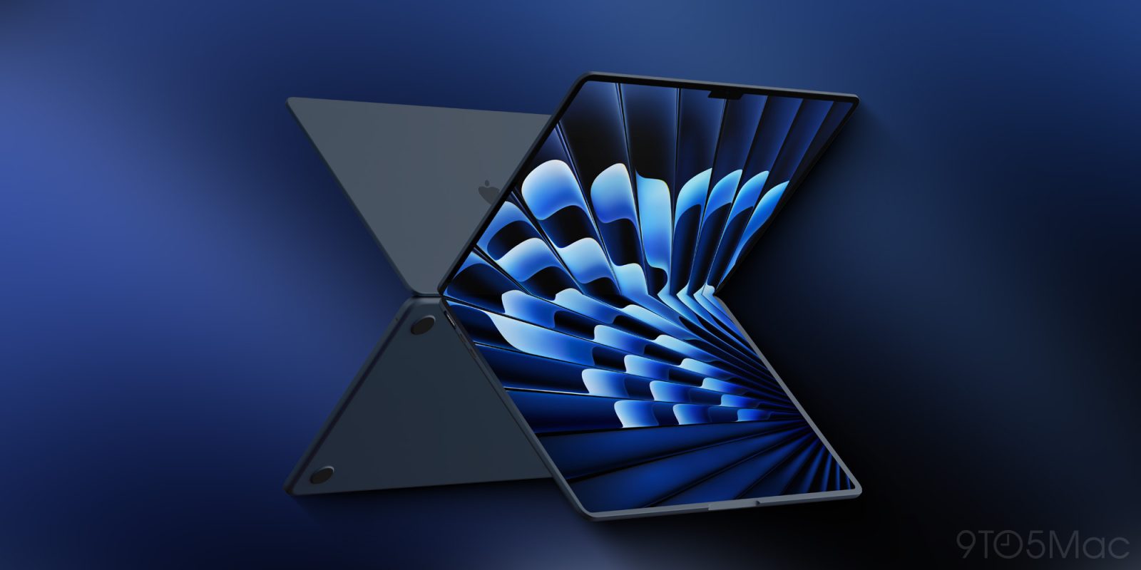 all-screen MacBook foldable