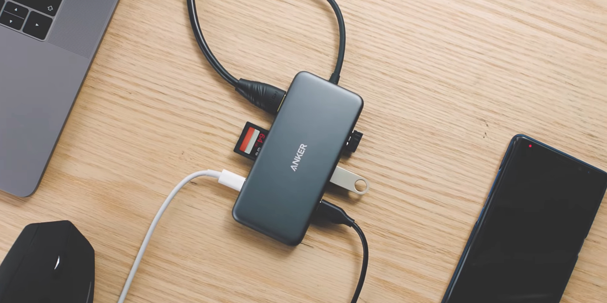 Anker USB-C hub for iPad Pro