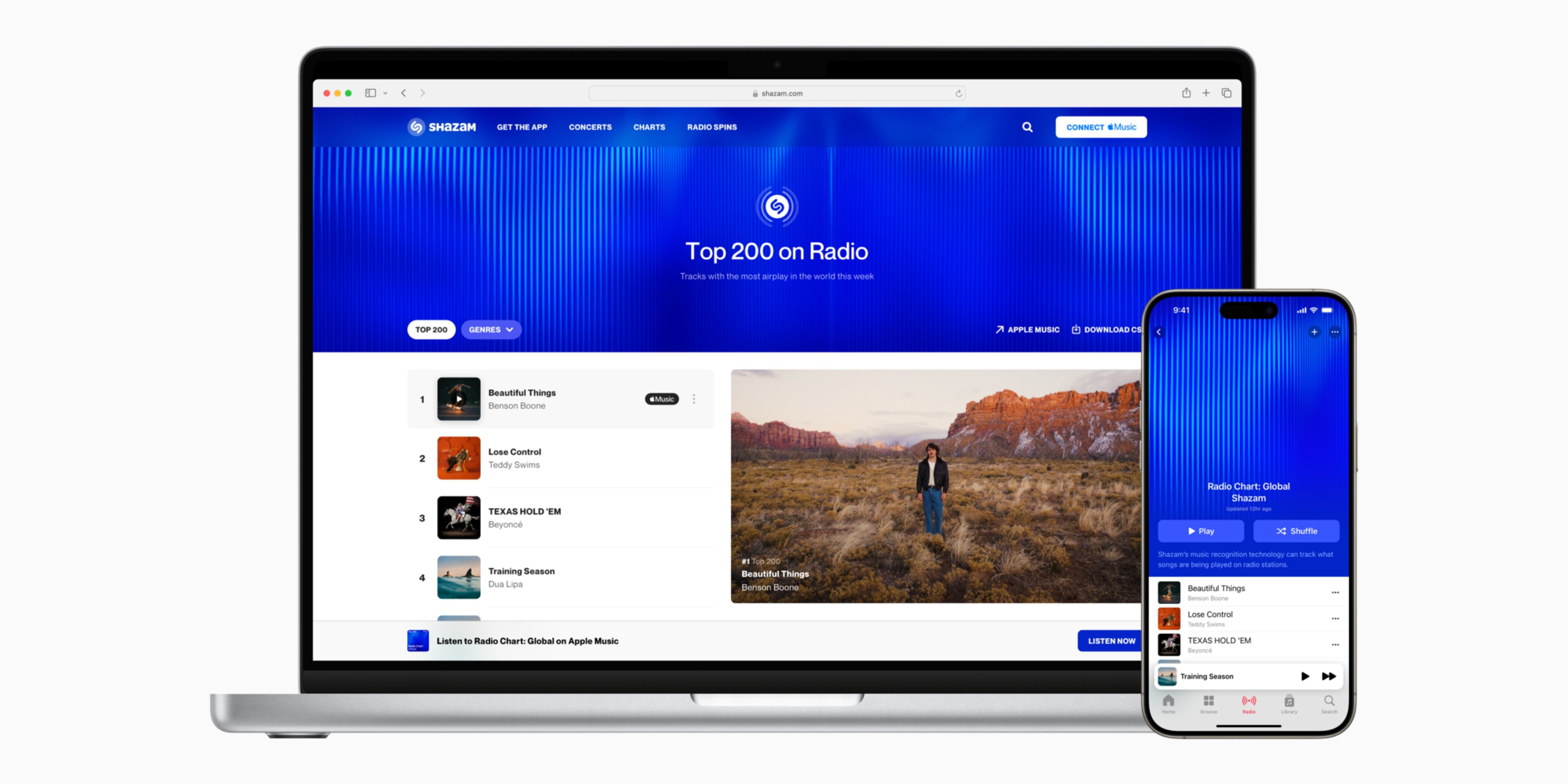 Apple Music теперь отслеживает, что чаще всего звучит на радиостанциях
