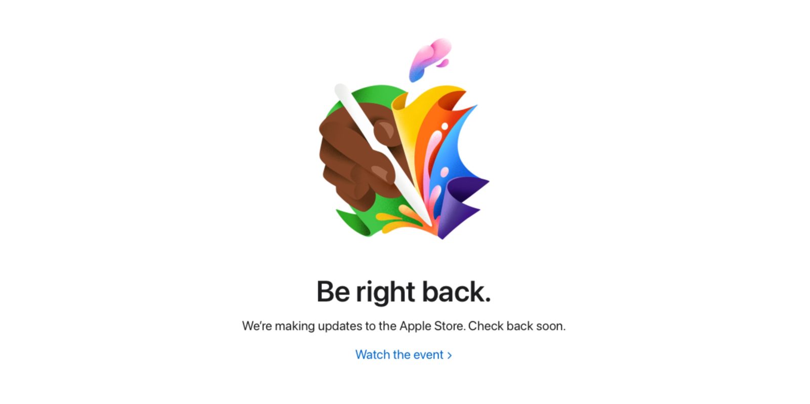 Apple Store is down ahead of new iPad Pro event