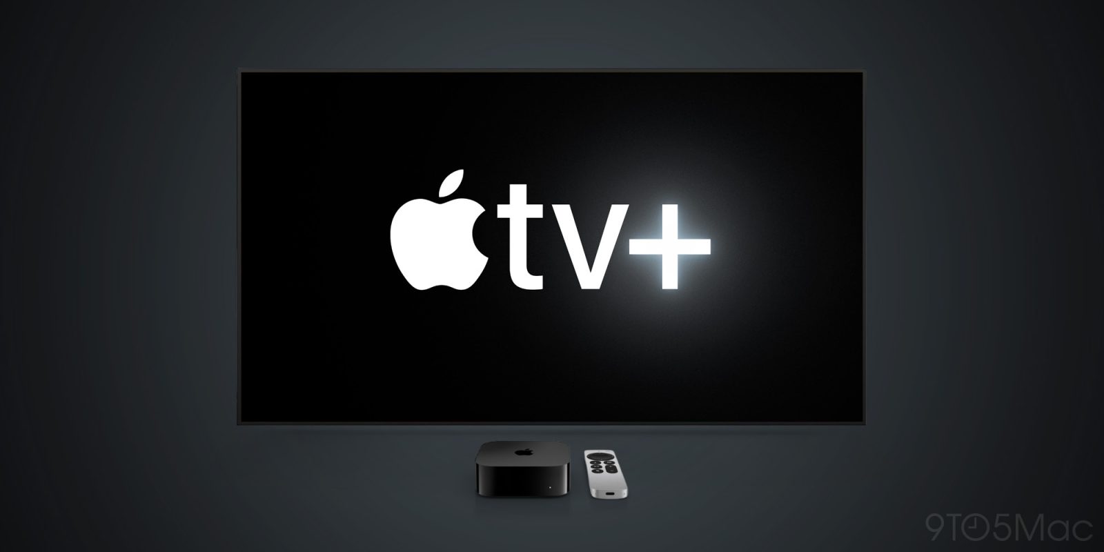 TV featuring Apple TV+ and an Apple TV 4K