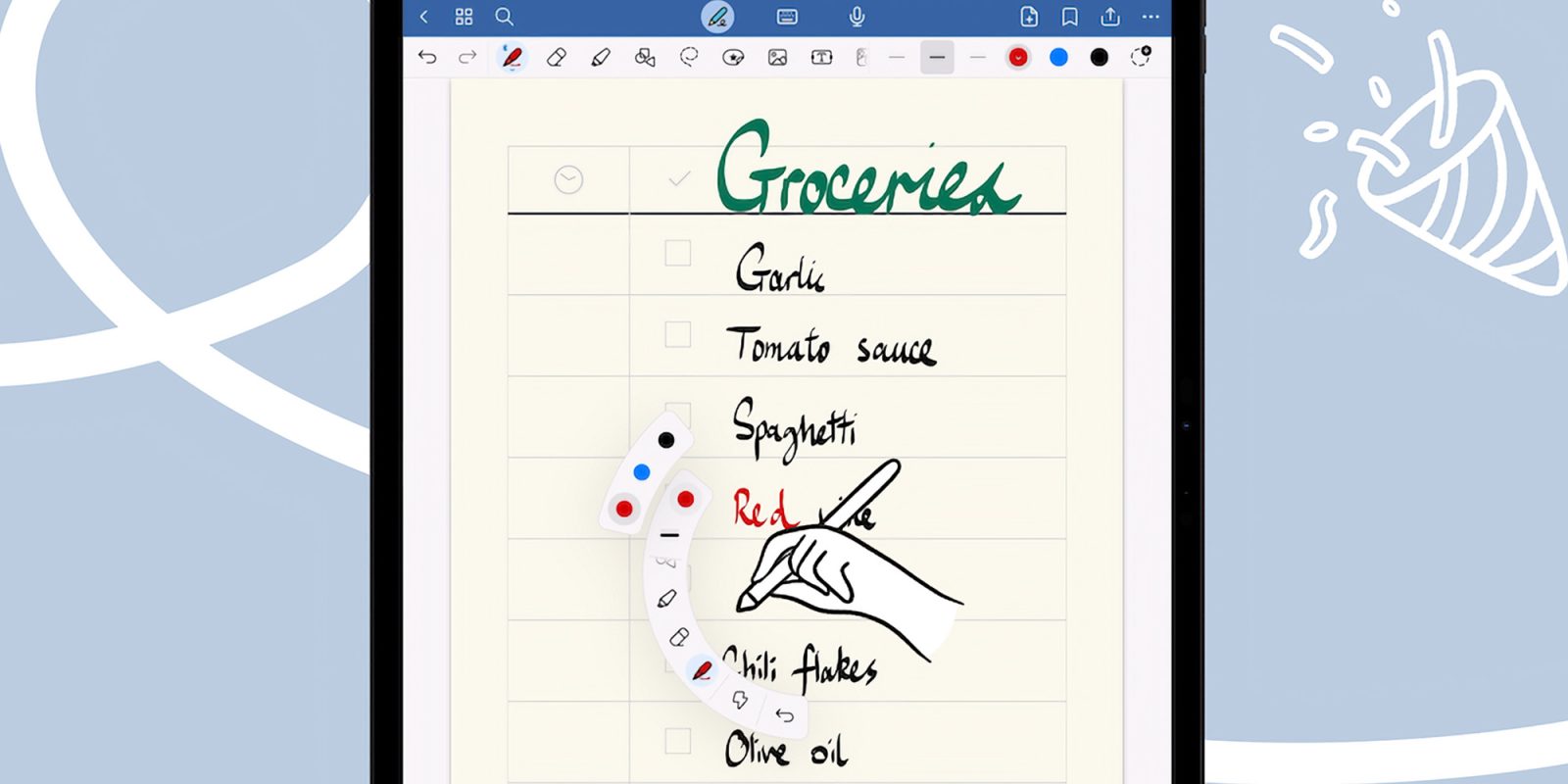 Goodnotes pour iPad mis à jour avec la prise en charge d'Apple Pencil Pro