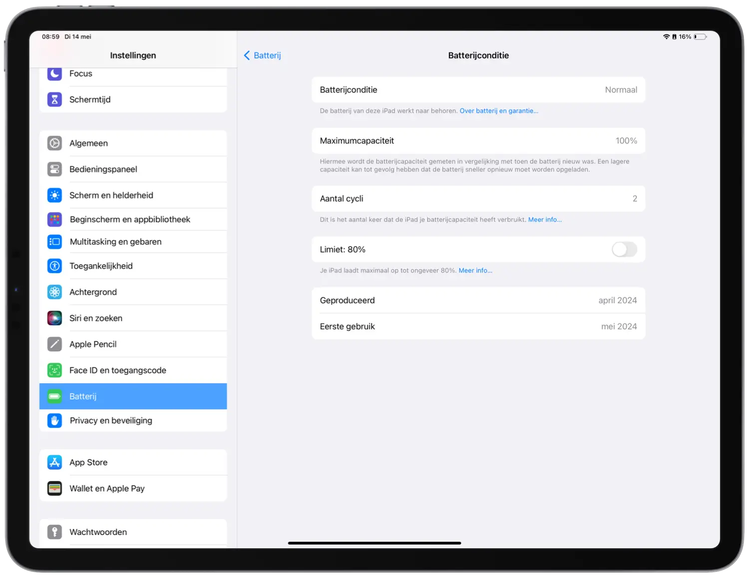 A Apple está adicionando um menu Battery Health aos novos M2 iPad Air e M4 iPad Pro