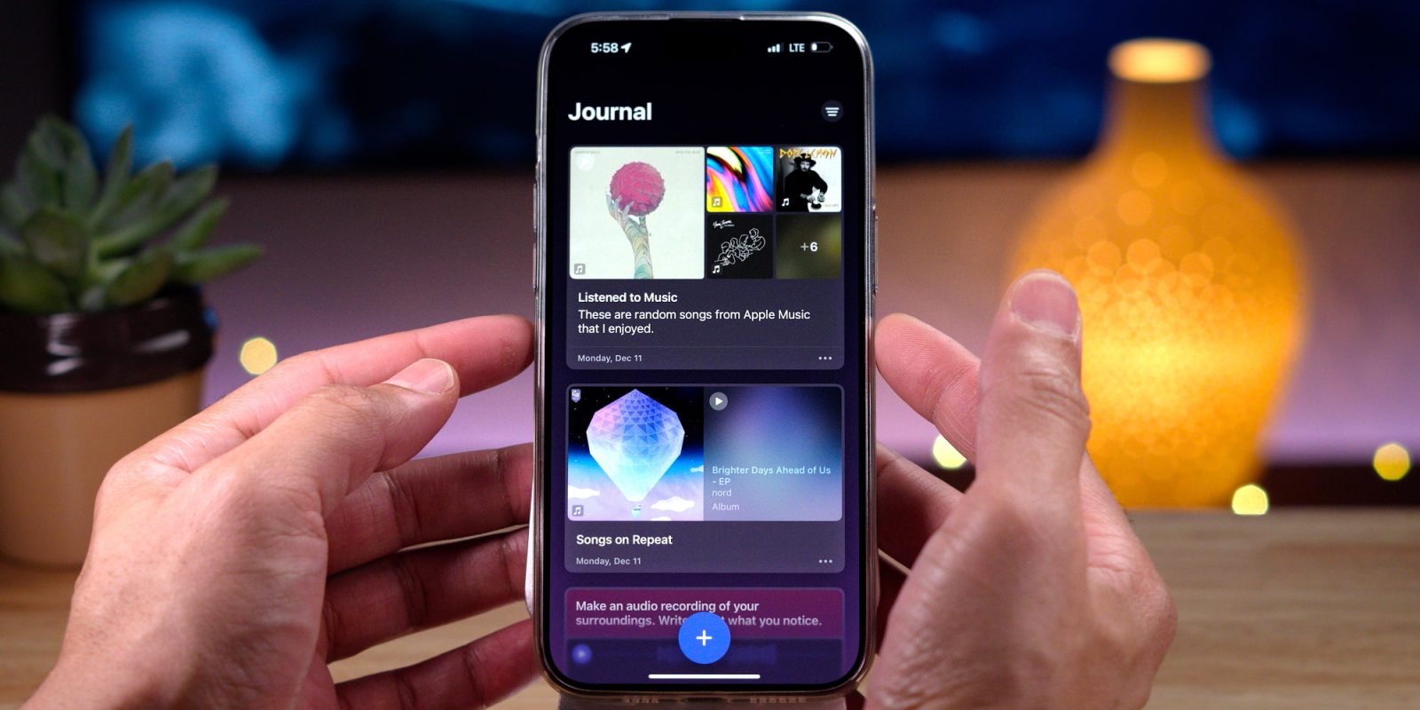 Apple’s Journal app for iPhone