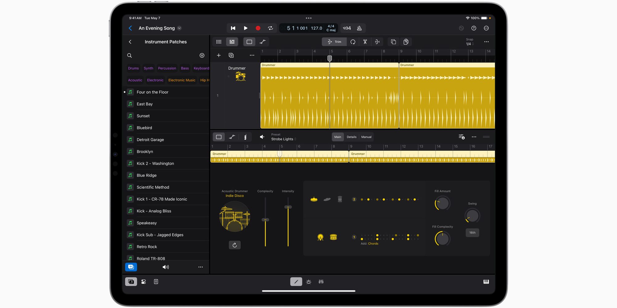 Logic Pro теперь позволяет записывать полностью созданную ИИ группу на iPad и Mac