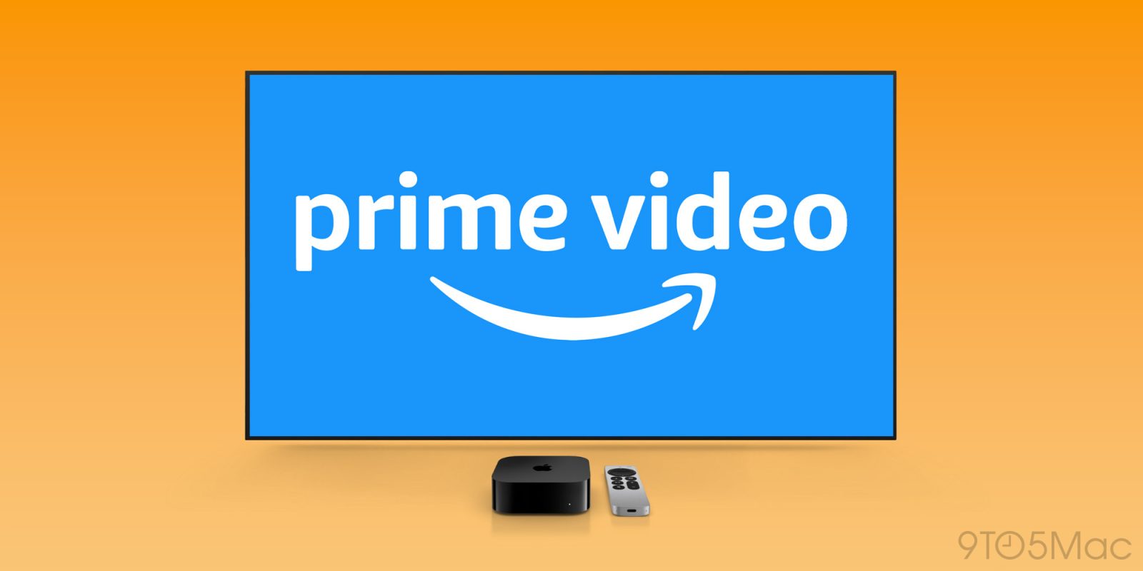 Prime Video logo on TV