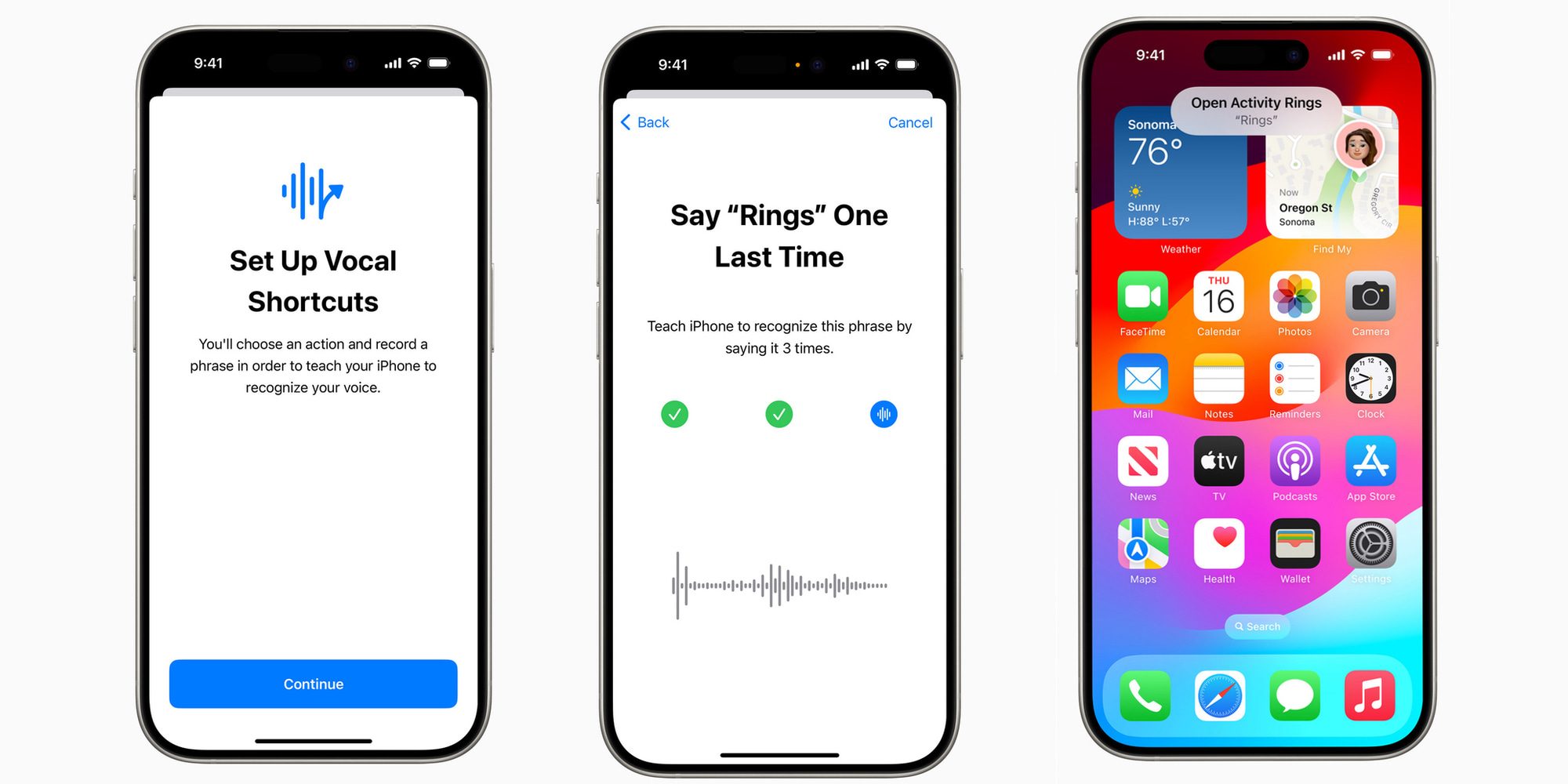 iOS 18 позволит устанавливать пользовательские голосовые фразы для запуска действий без необходимости говорить «Siri»
