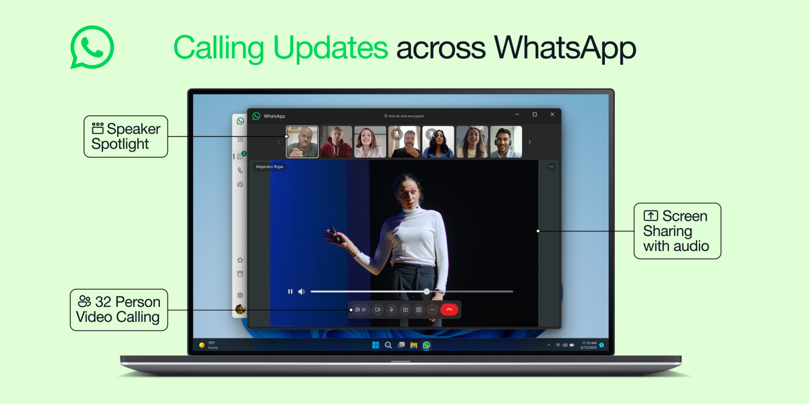 WhatsApp video call features | Promo image