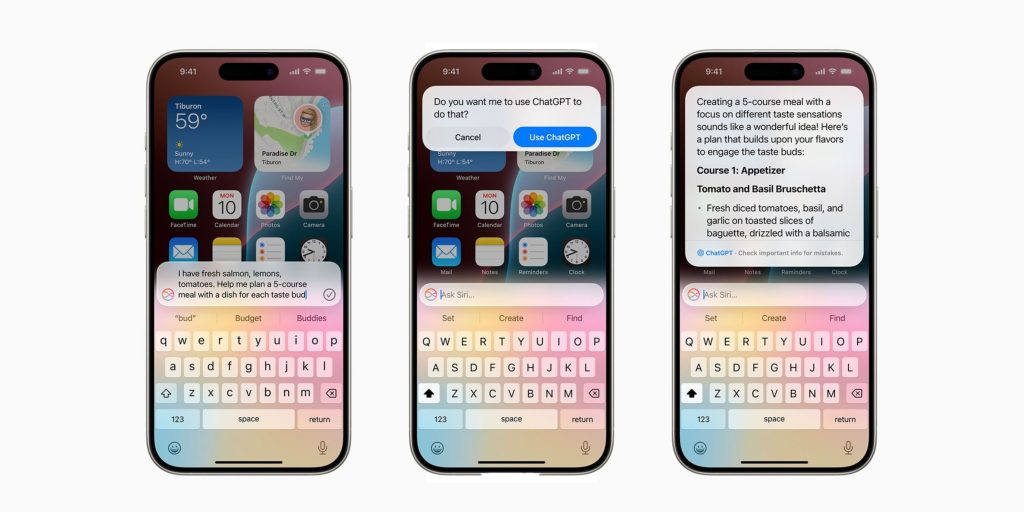 ChatGPT de Apple para iOS 18