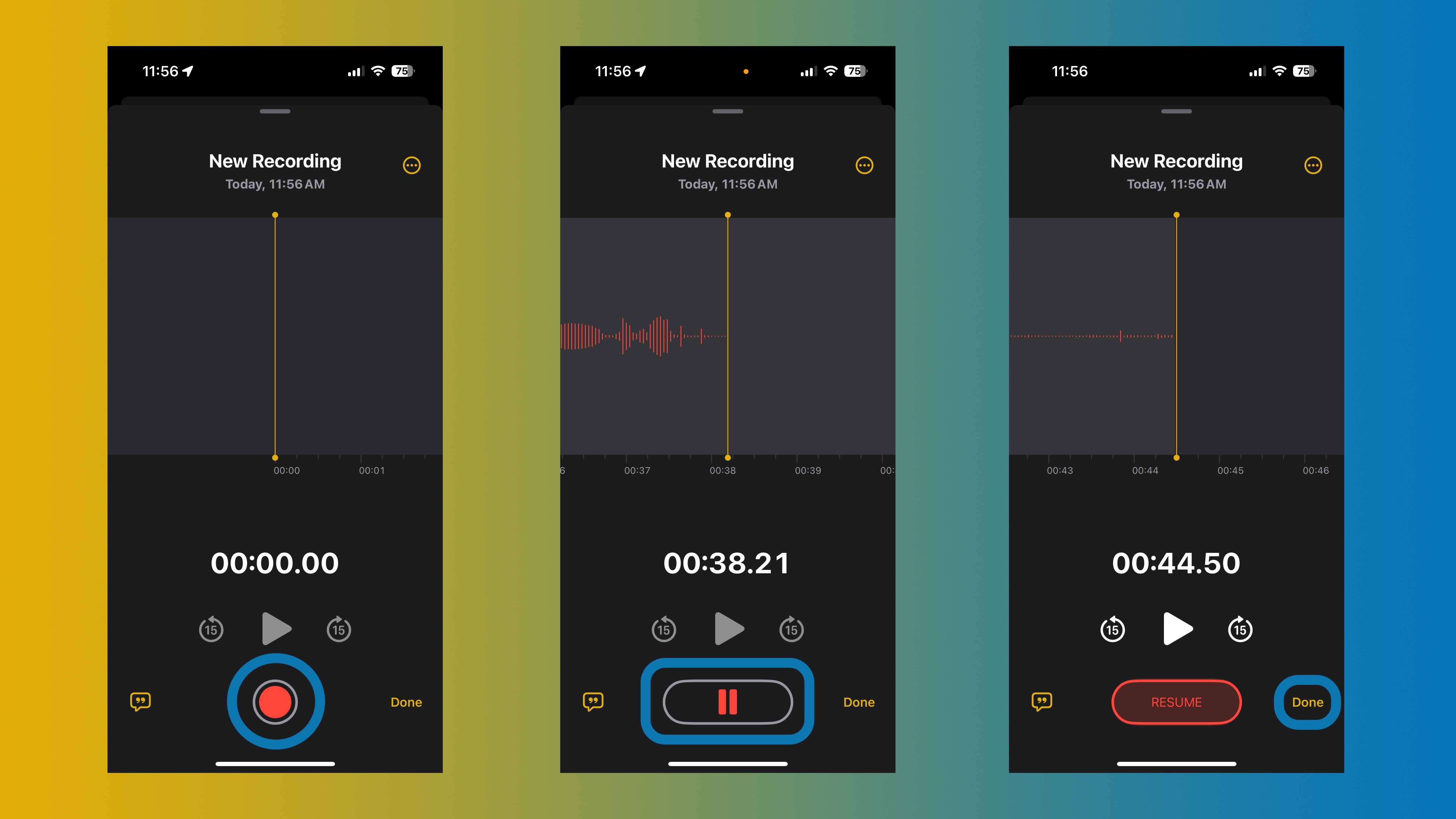 Apple Notes audio transcription iOS 18 2