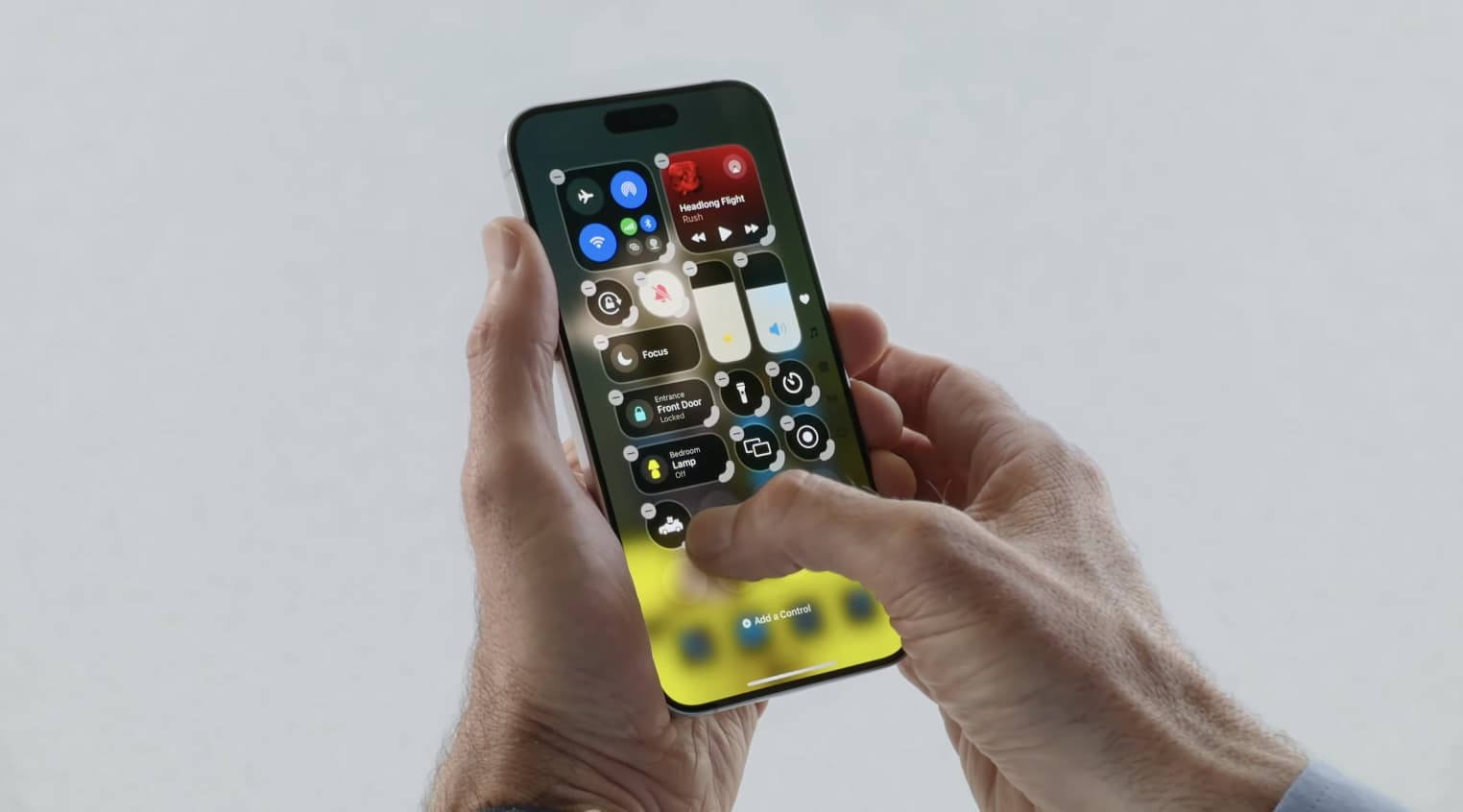 use Control Center iOS 18