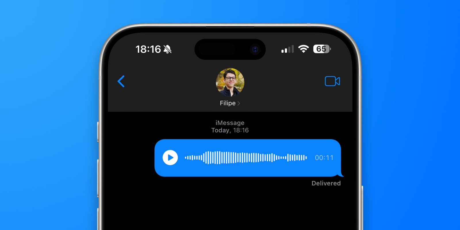 iMessage audio messages