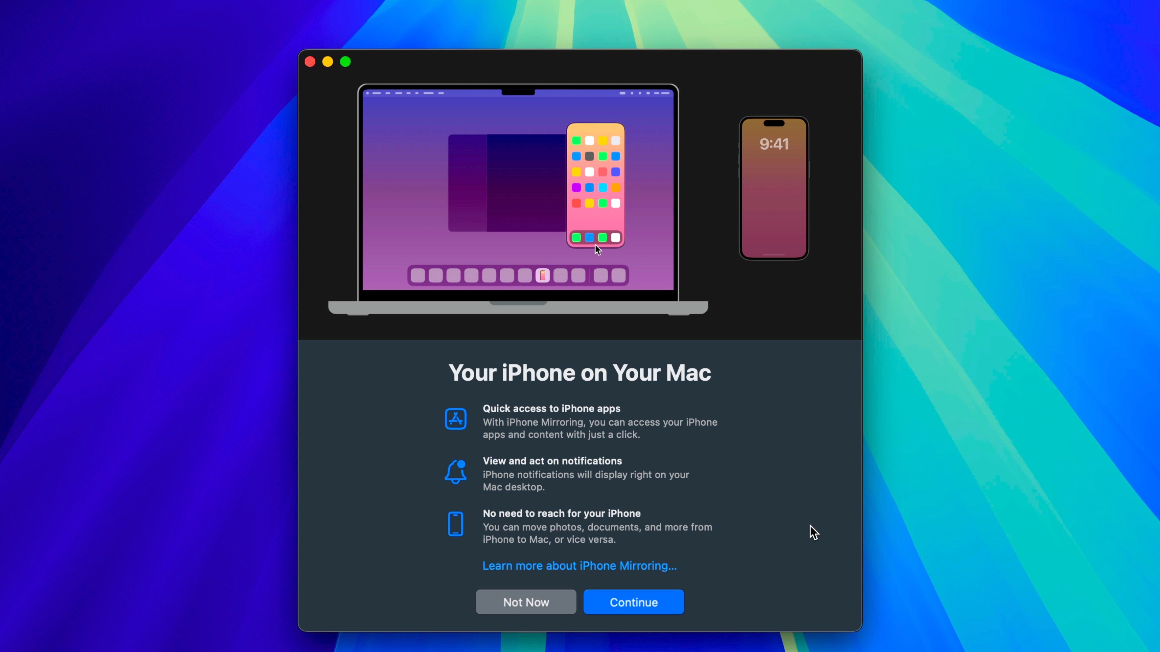 Hands-on with iPhone Mirroring with iOS 18 and macOS Sequoia - 9to5Mac
