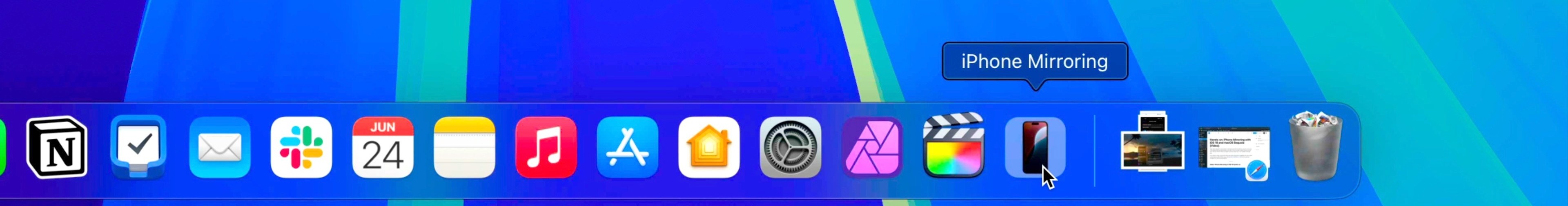 Hands-on with iPhone Mirroring with iOS 18 and macOS Sequoia - 9to5Mac