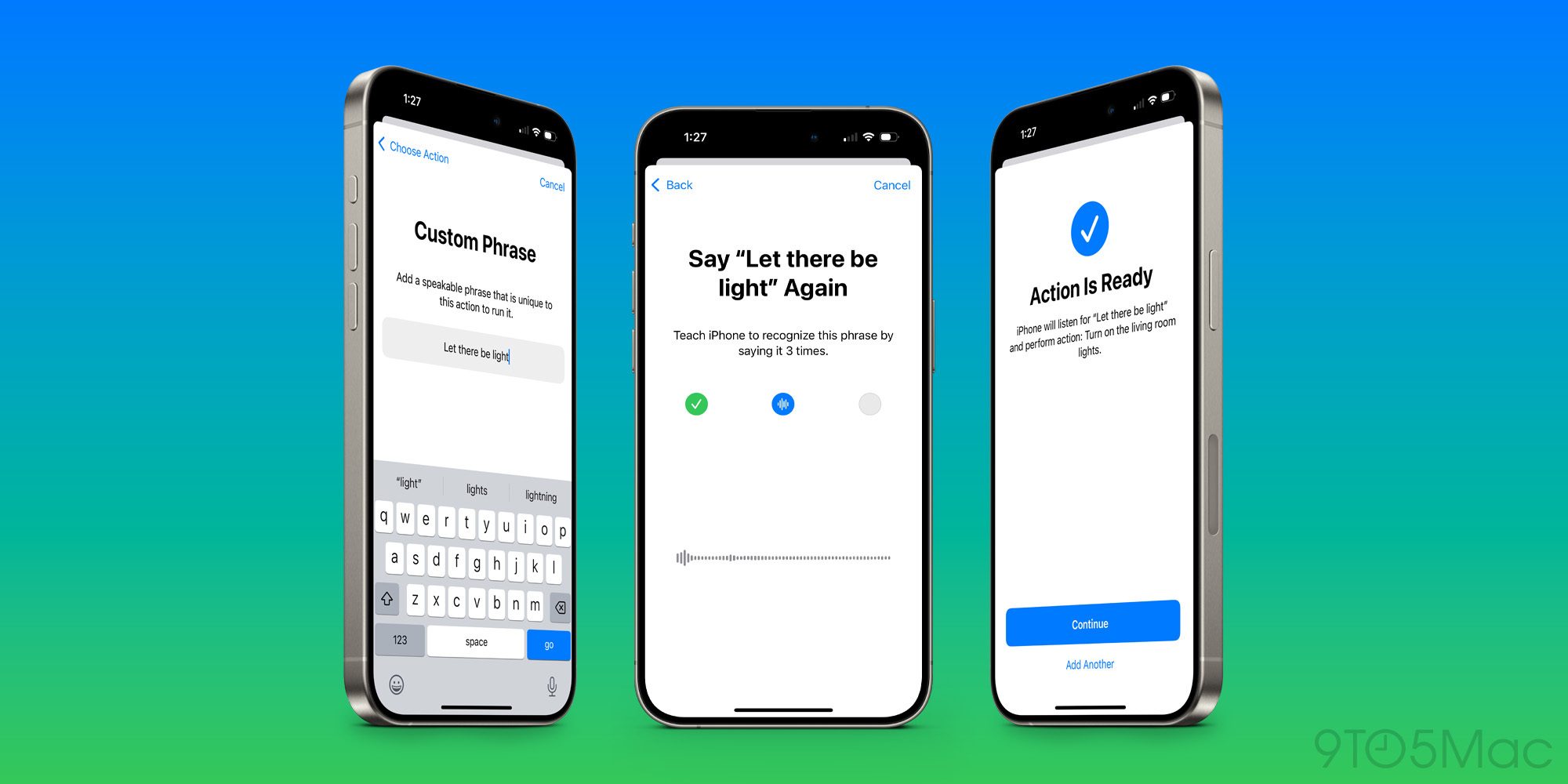 iOS 18 позволяет обходить Siri с помощью пользовательских голосовых действий
