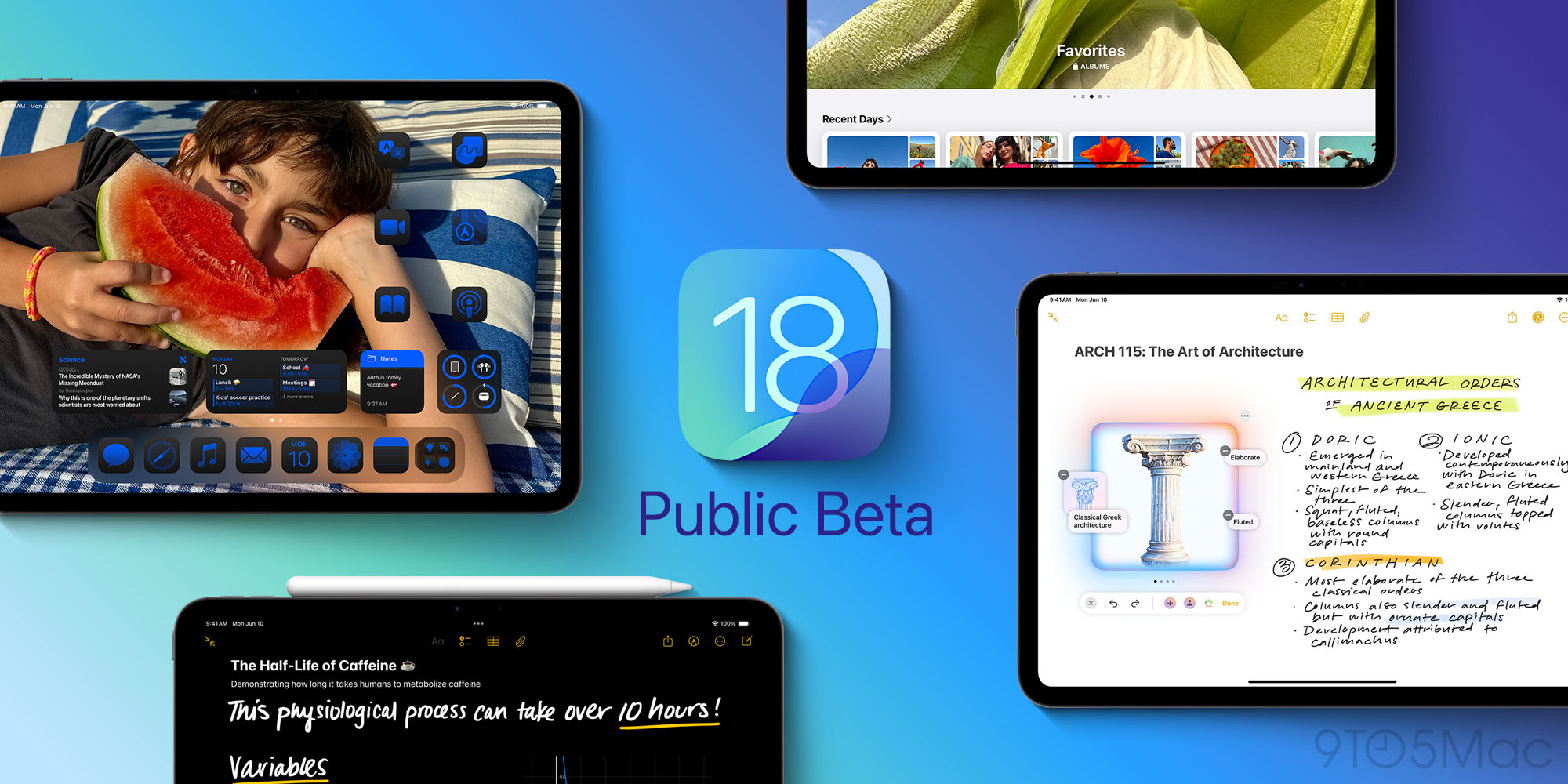 iPadOS 18 Public Beta